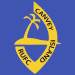 Canvey Island Rugby Club Logo on blue background